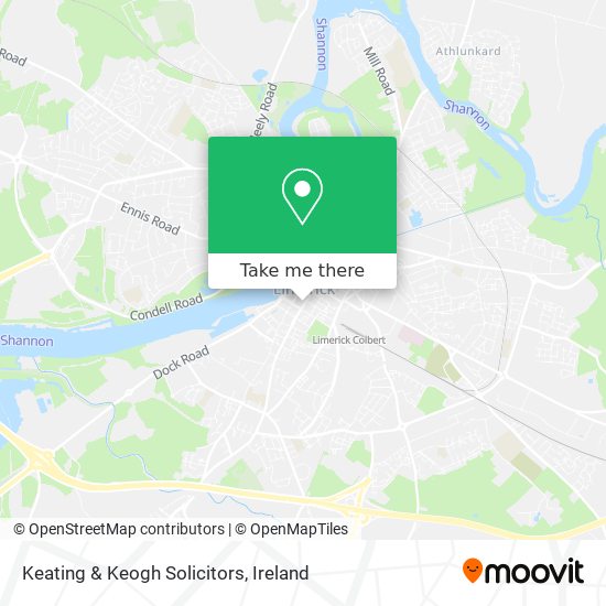 Keating & Keogh Solicitors map