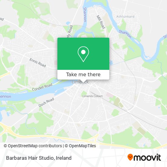 Barbaras Hair Studio map