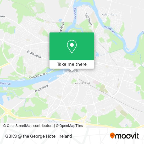 GBKS @ the George Hotel map