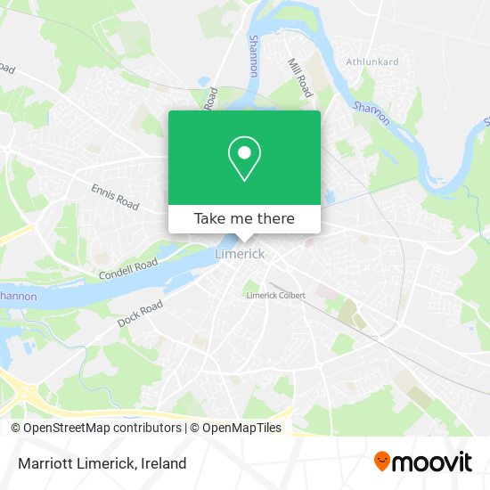 Marriott Limerick map