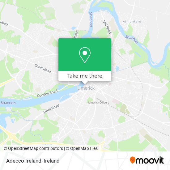 Adecco Ireland map