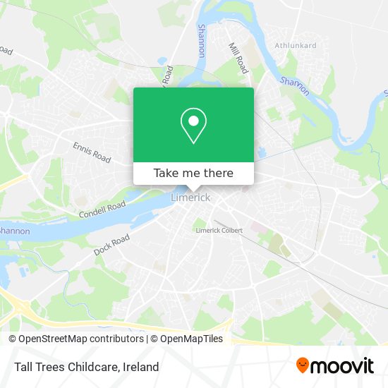 Tall Trees Childcare map