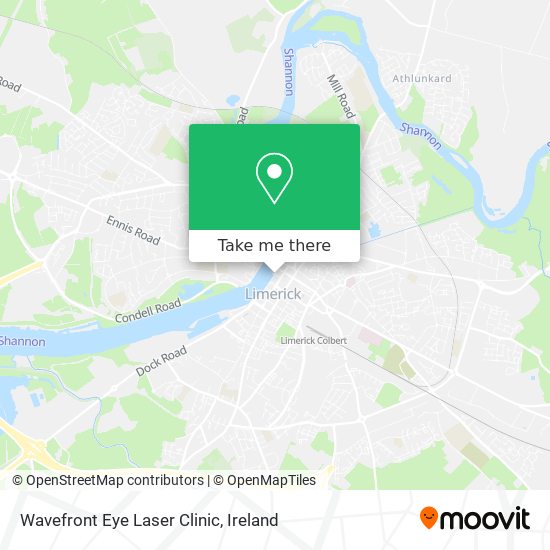 Wavefront Eye Laser Clinic map