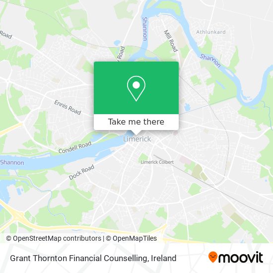 Grant Thornton Financial Counselling map