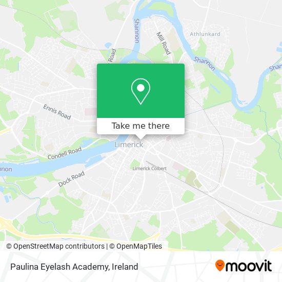 Paulina Eyelash Academy map