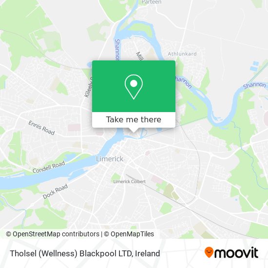 Tholsel (Wellness) Blackpool LTD map