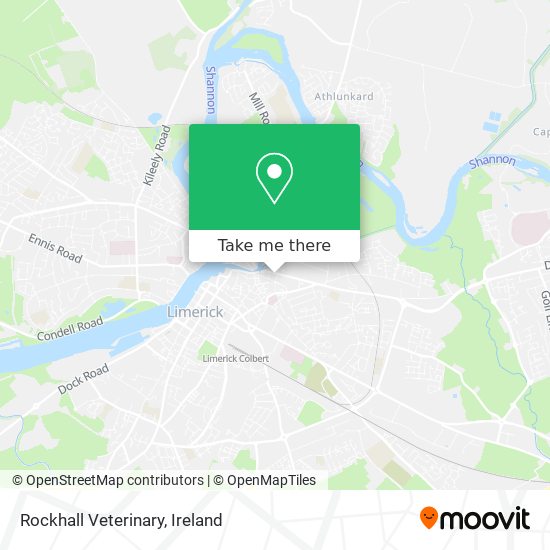 Rockhall Veterinary map