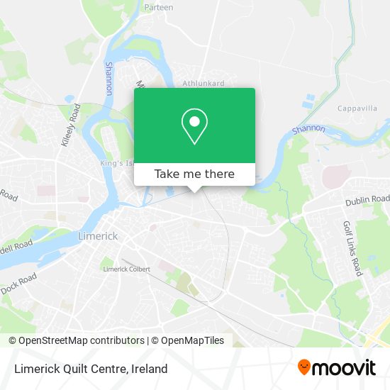 Limerick Quilt Centre map