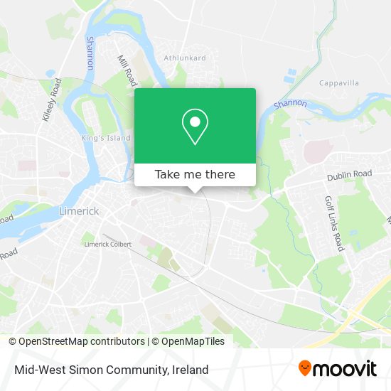 Mid-West Simon Community map