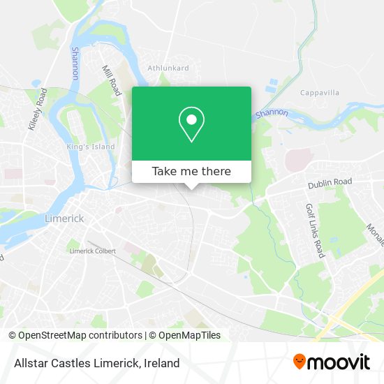 Allstar Castles Limerick map