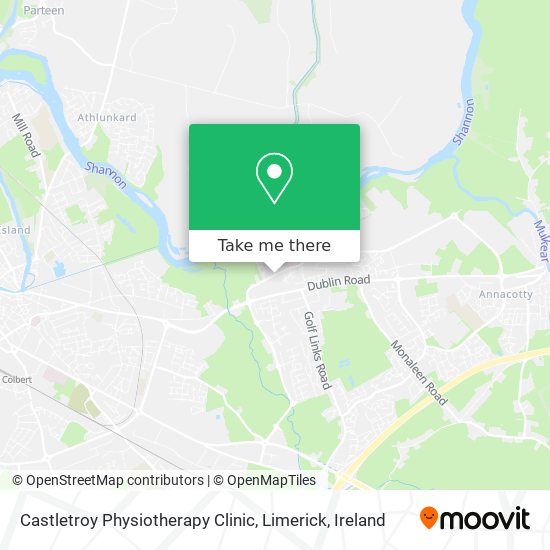 Castletroy Physiotherapy Clinic, Limerick plan