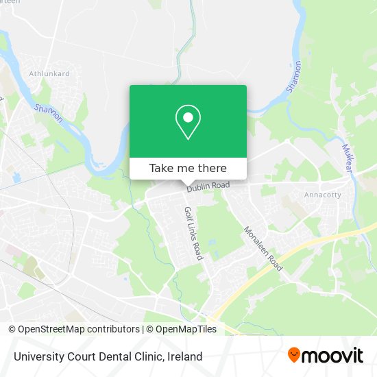 University Court Dental Clinic map