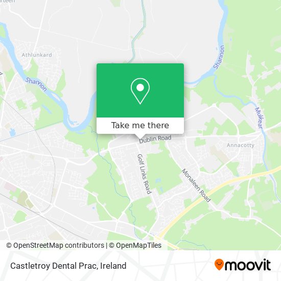 Castletroy Dental Prac map