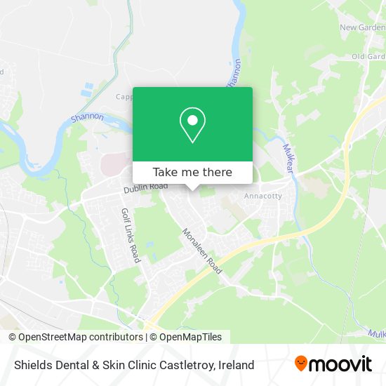Shields Dental & Skin Clinic Castletroy map