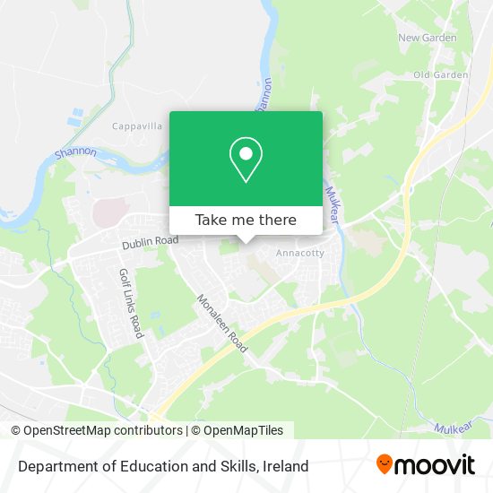 Department of Education and Skills map