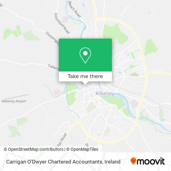 Carrigan O'Dwyer Chartered Accountants map