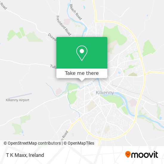 T K Maxx map