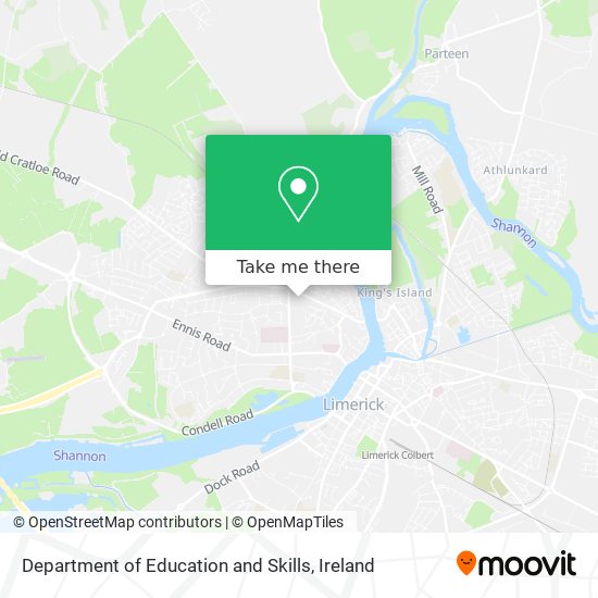 Department of Education and Skills map