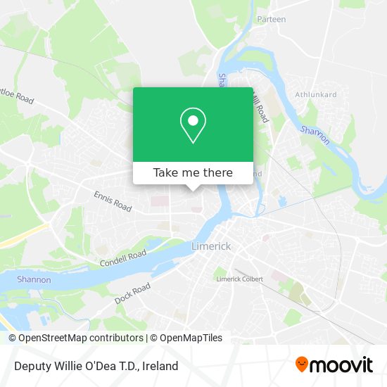 Deputy Willie O'Dea T.D. map