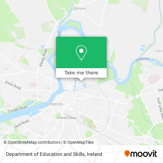 Department of Education and Skills map