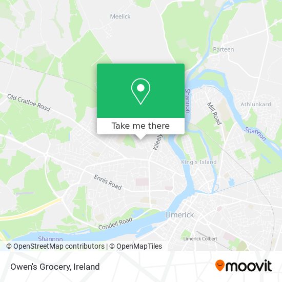Owen's Grocery map