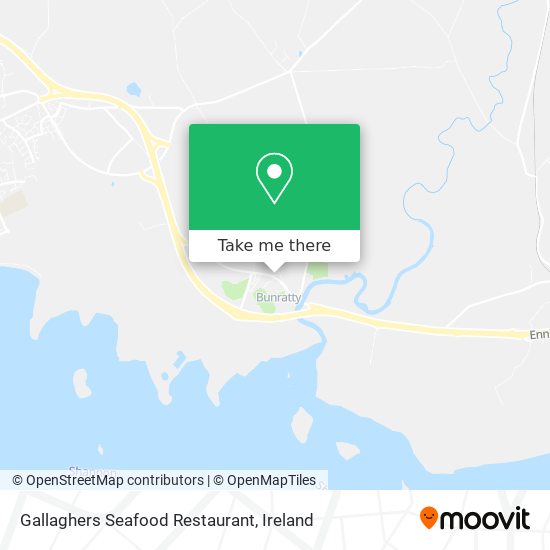 Gallaghers Seafood Restaurant map