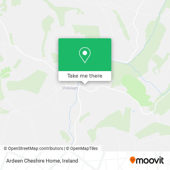 Ardeen Cheshire Home map
