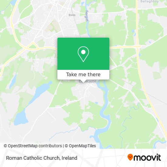 Roman Catholic Church map