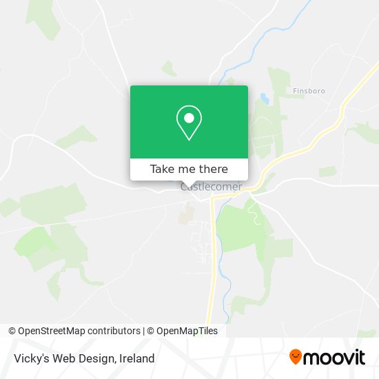 Vicky's Web Design map