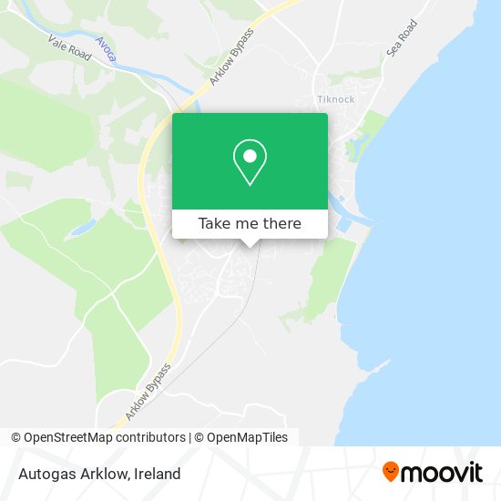 Autogas Arklow map