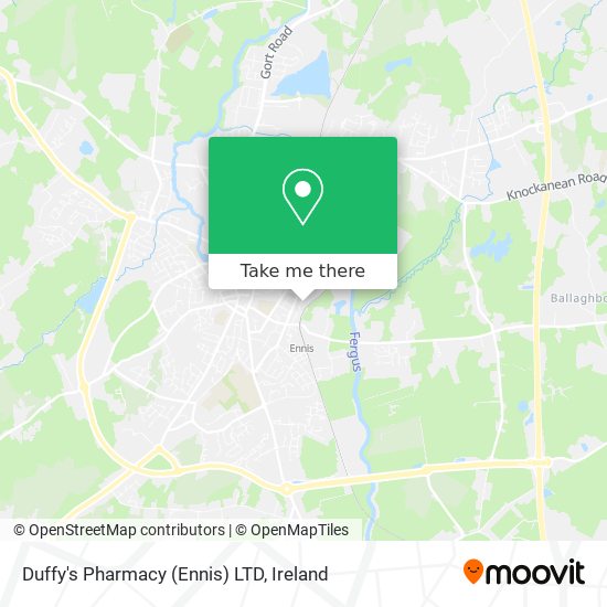 Duffy's Pharmacy (Ennis) LTD map
