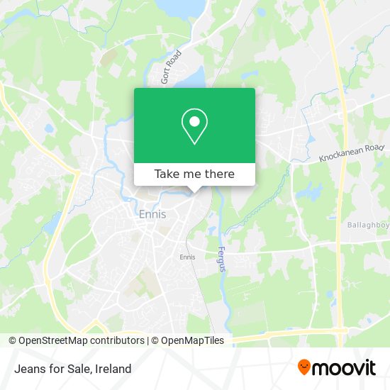 Jeans for Sale map