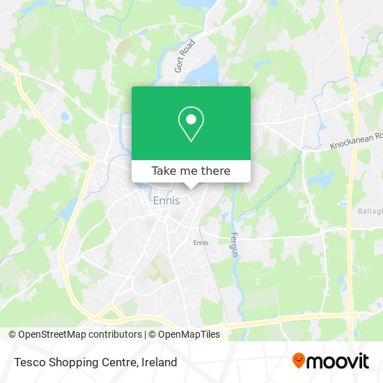 Tesco Shopping Centre plan