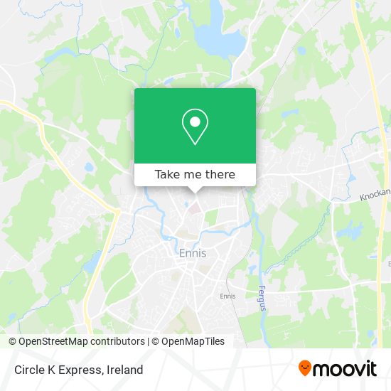 Circle K Express map