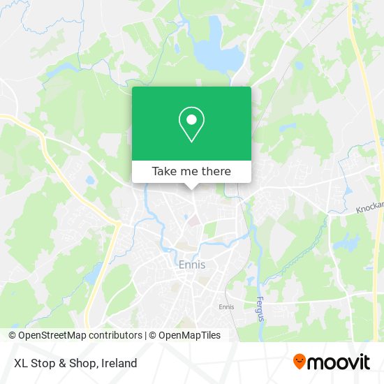 XL Stop & Shop map