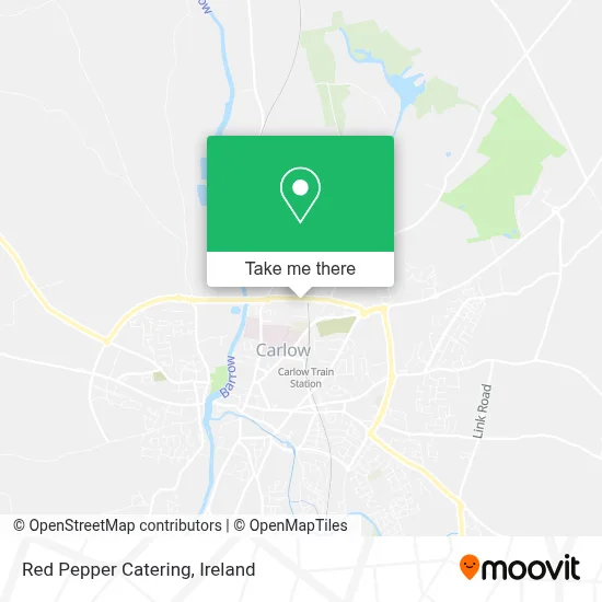 Red Pepper Catering map