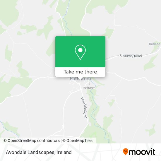 Avondale Landscapes map