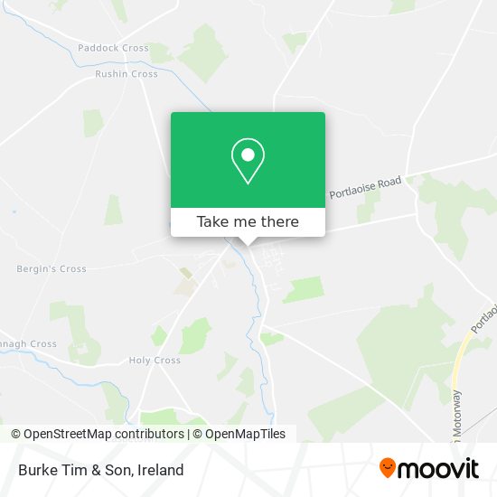 Burke Tim & Son map