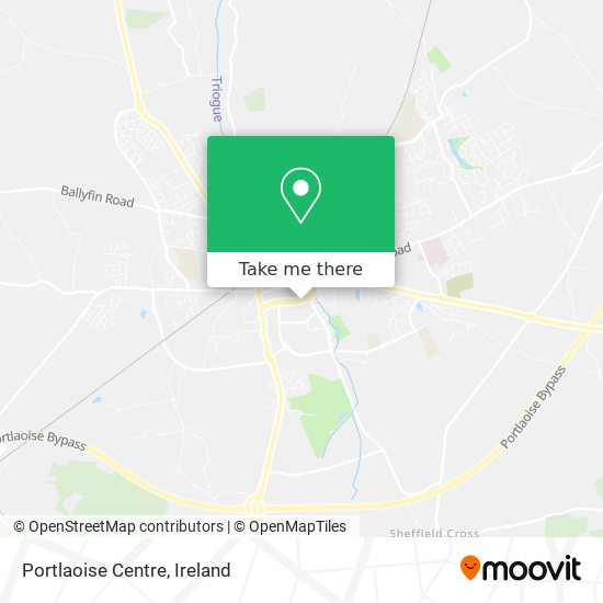 Portlaoise Centre map