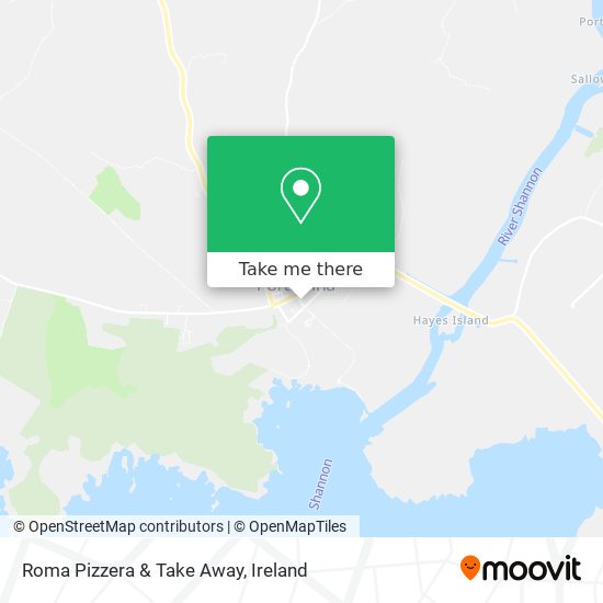 Roma Pizzera & Take Away map