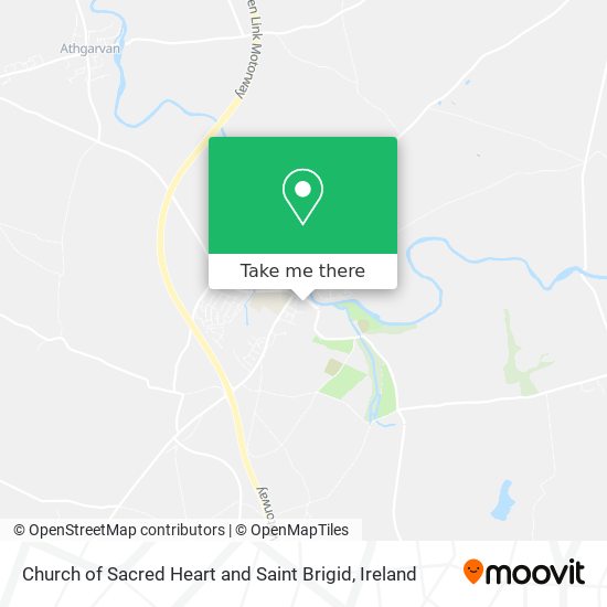 Church of Sacred Heart and Saint Brigid map