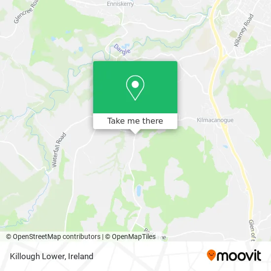 Killough Lower map