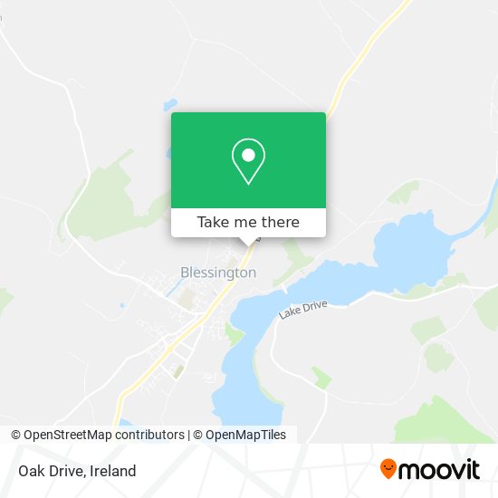 Oak Drive map