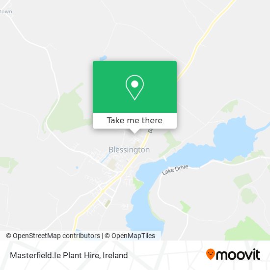 Masterfield.Ie Plant Hire map