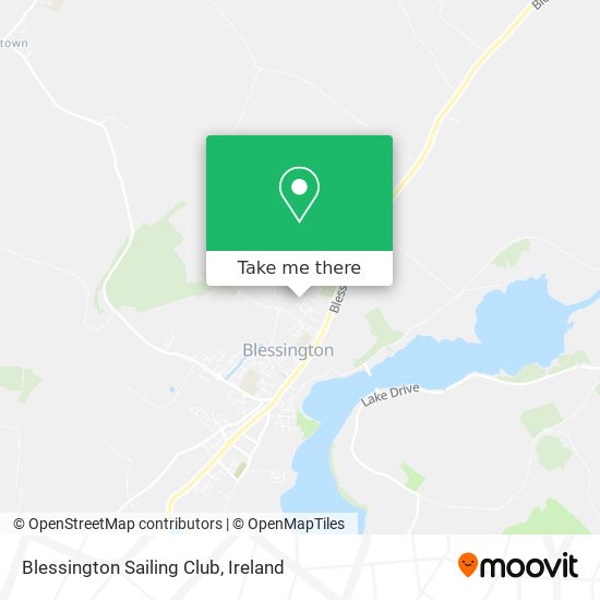 Blessington Sailing Club map