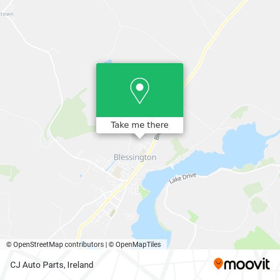 CJ Auto Parts map