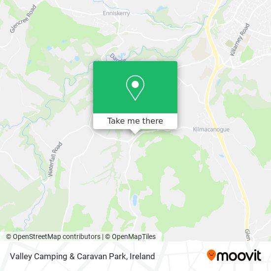 Valley Camping & Caravan Park plan