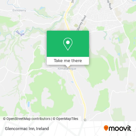 Glencormac Inn map