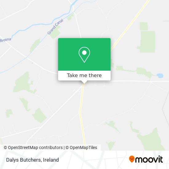Dalys Butchers map