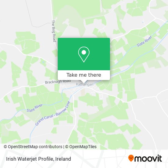 Irish Waterjet Profile map